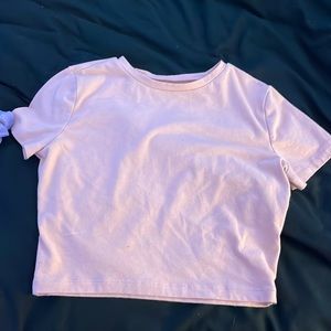 PINK CROP TOP